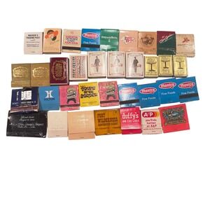 Vintage Matchbooks Lot 35 Assorted Advertising A Lot of New Jersey‎ Have Matches
